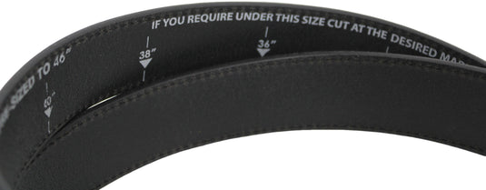 Genuine Leather Ratchet Dress Belt with Automatic Sliding Buckle