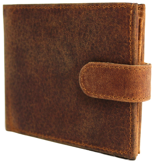 Quality Hide Leather Wallet. Style 11004 Black 12004 Brown Hide & Chic