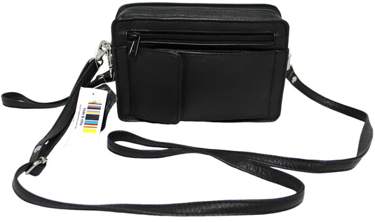 Quality Full Grain Genuine Leather Men's Travel Bag. Style No: 51010.