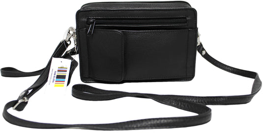 Quality Full Grain Genuine Leather Men's Travel Bag. Style No: 51010.