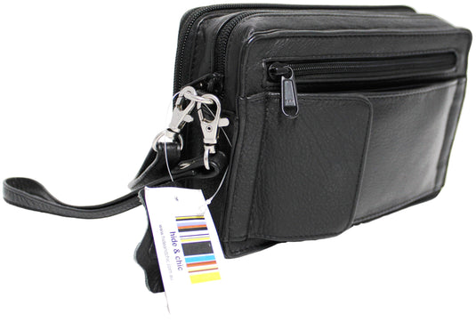 Quality Full Grain Genuine Leather Men's Travel Bag. Style No: 51010.