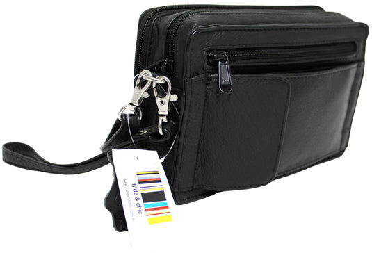 Quality Full Grain Genuine Leather Men's Travel Bag. Style No: 51010.