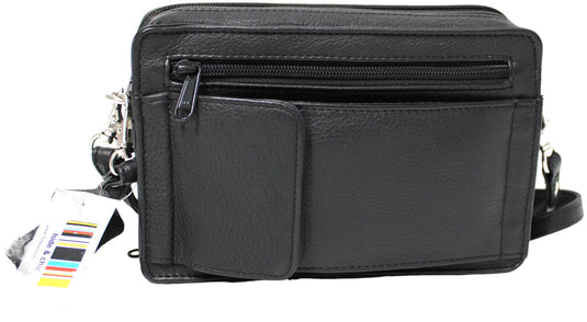 Quality Full Grain Genuine Leather Men's Travel Bag. Style No: 51010.