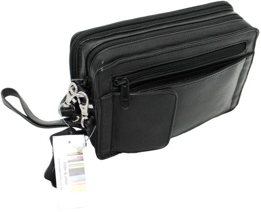 Quality Full Grain Genuine Leather Men's Travel Bag. Style No: 51010.