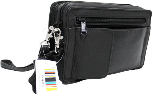 Quality Full Grain Genuine Leather Men's Travel Bag. Style No: 51010.