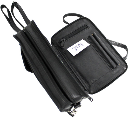 Quality Full Grain Genuine Leather Men's Travel Bag. Style No: 51010.