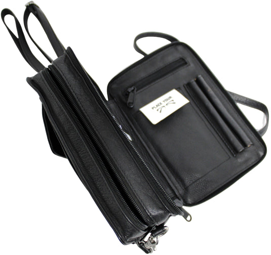 Quality Full Grain Genuine Leather Men's Travel Bag. Style No: 51010.