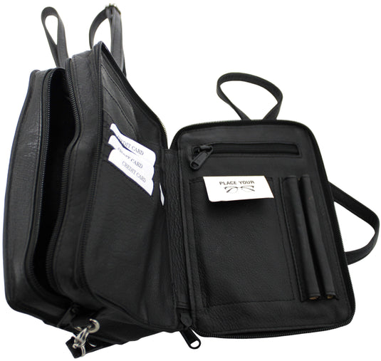 Quality Full Grain Genuine Leather Men's Travel Bag. Style No: 51010.