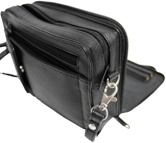 Quality Full Grain Genuine Leather Men's Travel Bag. Style No: 51010.