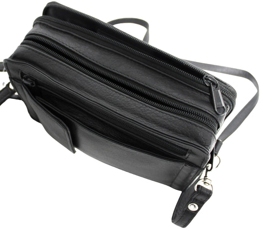 Quality Full Grain Genuine Leather Men's Travel Bag. Style No: 51010.