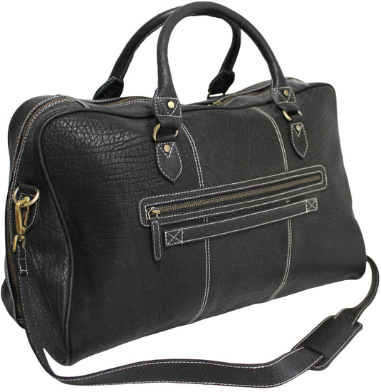 Weekender Bag, Large Travel Duffel Bag Genuine Leather, Carry on Overnight Bag.