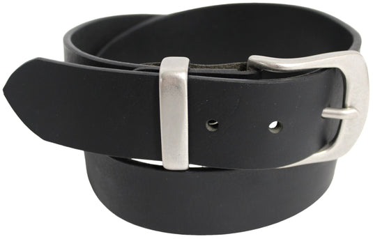 Solid Brass Buckle and Keeper. Quality Full Grain Genuine Leather Belt | Style No: 41004
