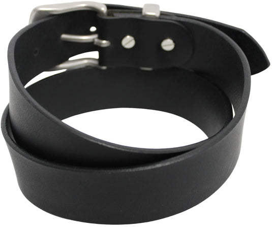 Solid Brass Buckle and Keeper. Quality Full Grain Genuine Leather Belt | Style No: 41004