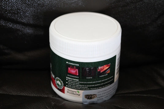 Leather Cleaner Conditioning Cream. Australian Made.Large 350 Grm Size