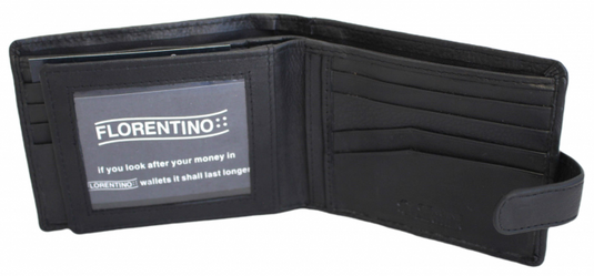 RFID LINED Hide Leather Wallet. Style 11000. Hide & Chic