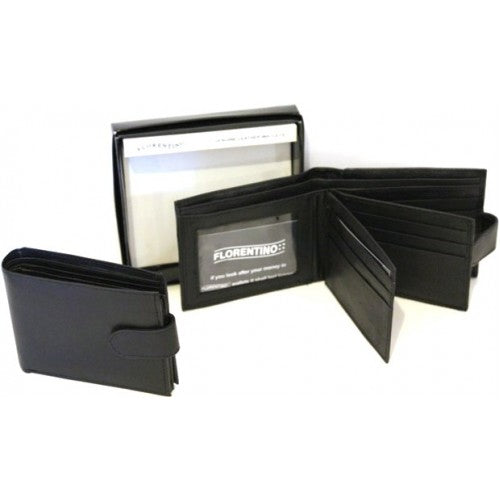 Quality Hide Leather Wallet. Style 11004 Black 12004 Brown Hide & Chic