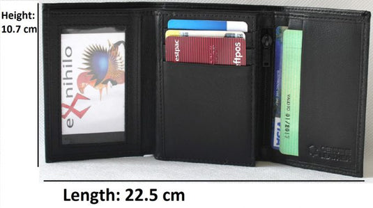 Florentino RFID Quality Full Grain Cow Hide Leather Wallet. Style 11005