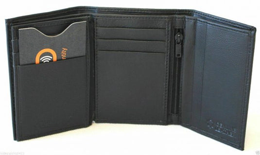 Personalised Monogrammed Wallet in Gold, Silver or Black Embossed. Hide & Chic