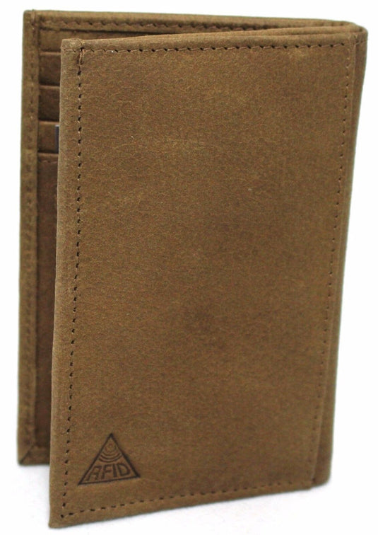 RFID Security Lined Leather Wallet Quality Full Grain Cow Hide Leather. Style No: 11008 Hide & Chic