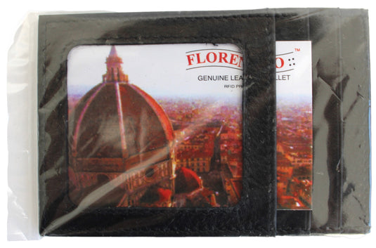 Quality Full Grain Cow Hide Leather Wallet / Card Holder. Black. Style No: 11015