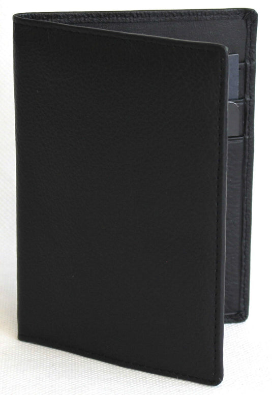 RFID Security Lined Leather Passport Holder Full Grain Cow Hide Leather. Style number: 11017 Hide & Chic