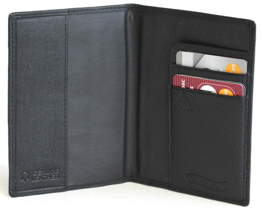 RFID Security Lined Leather Passport Holder Full Grain Cow Hide Leather. Style number: 11017 Hide & Chic