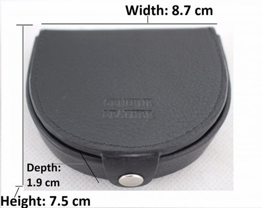 Framed Coin Purse in black or tan. Style: 11031. Hide & Chic