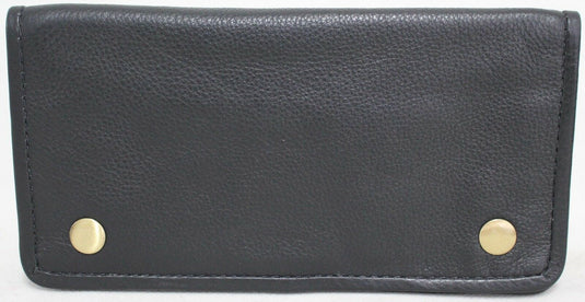 Quality Full Grain Vintage Leather Tobacco Pouch. Colour: Black. Style: 11033. Hide & Chic