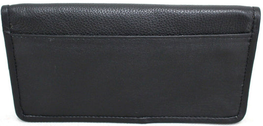 Quality Full Grain Vintage Leather Tobacco Pouch. Colour: Black. Style: 11033. Hide & Chic