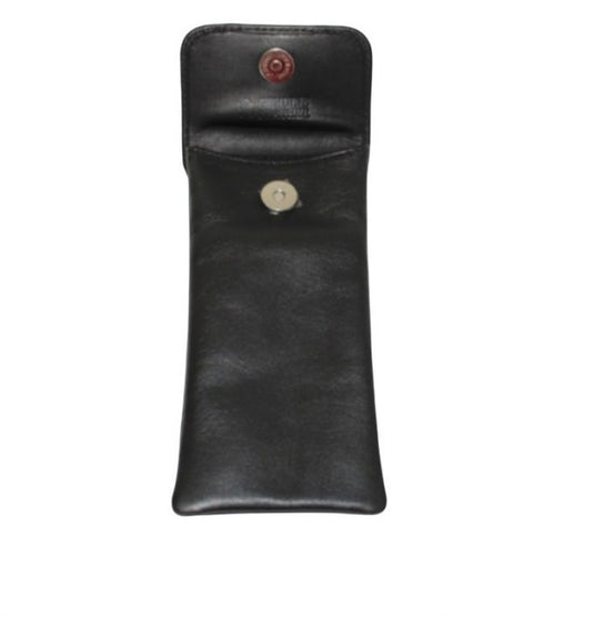 Glasses Case with Genuine Leather and Padding. Colours: Black, brown and red. Style: 11036 Hide & Chic