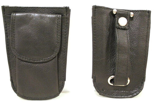 Quality Full Grain Cow Hide Leather Coin Purse / Key Ring. Style: 11042 Hide & Chic