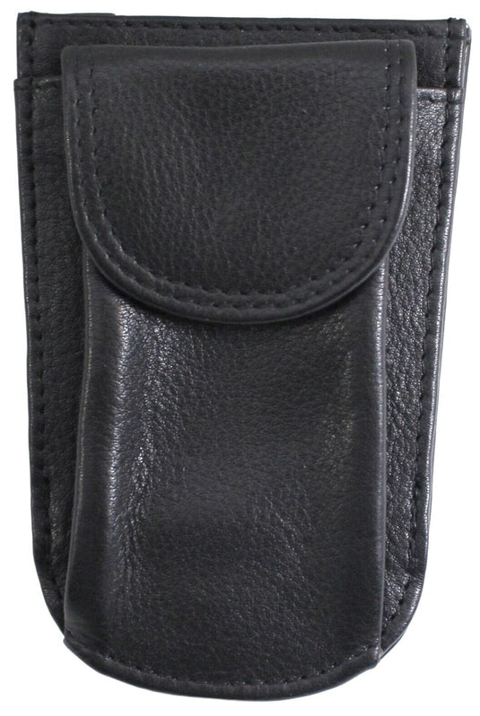 Quality Full Grain Cow Hide Leather Coin Purse / Key Ring. Style: 11042 Hide & Chic