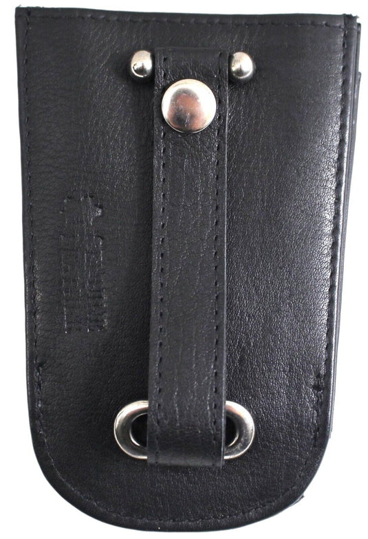 Quality Full Grain Cow Hide Leather Coin Purse / Key Ring. Style: 11042 Hide & Chic