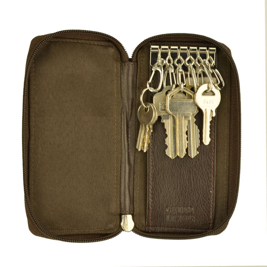 Quality Full Grain Cow Hide Leather Key case. Style: 11050 Hide & Chic