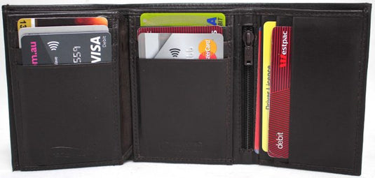 Florentino RFID Quality Full Grain Cow Hide Leather Wallet. Style 11005