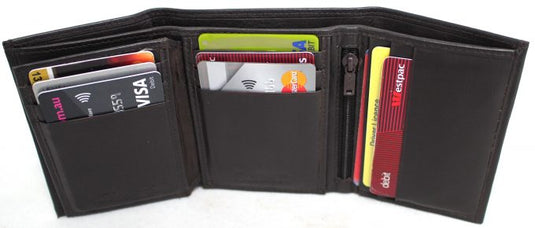 Florentino RFID Quality Full Grain Cow Hide Leather Wallet. Style 11005