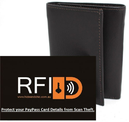 Florentino RFID Quality Full Grain Cow Hide Leather Wallet. Style 11005