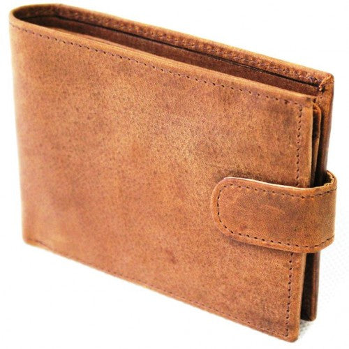 RFID lined Cow Hide Hunter Leather Wallet. 12006 by Hide & Chic