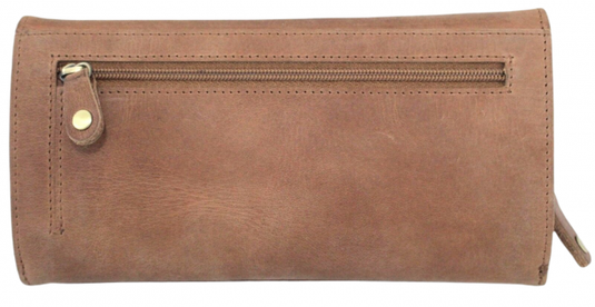 RFID Security Lined Quality Full Grain Leather Purse. 22059. Hide & Chic