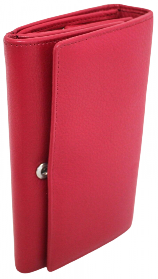 RFID Security Lined Quality Full Grain Leather Purse. 22059. Hide & Chic