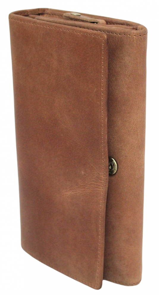 RFID Security Lined Quality Full Grain Leather Purse. 22059. Hide & Chic