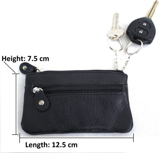 Quality Full Grain Cow Leather Coin Purse. Style: 11018 Hide & Chic