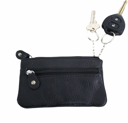 Quality Full Grain Cow Leather Coin Purse. Style: 11018 Hide & Chic