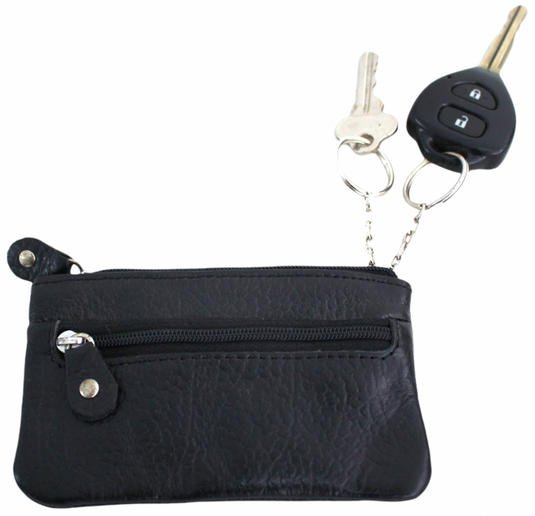 Quality Full Grain Cow Leather Coin Purse. Style: 11018 Hide & Chic