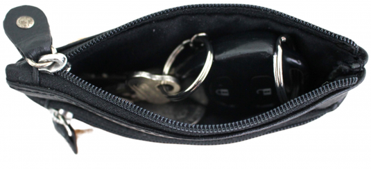 Quality Full Grain Cow Leather Coin Purse. Style: 11018 Hide & Chic