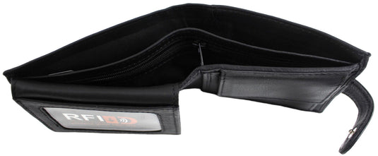 RFID Genuine Leather Wallet. Colours: Black. Brown. Tan. Style No: 11039