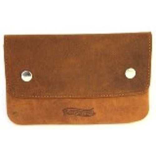 Hide & Chic Tobacco Pouch in Hunter Leather. Style number: 12013