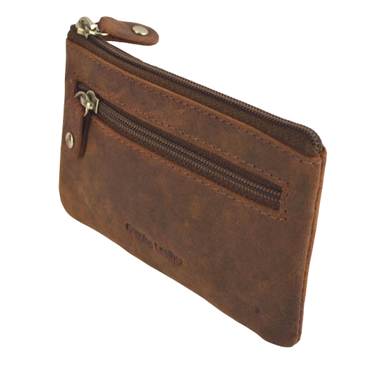 Quality Full Grain Cow Leather Coin Purse. Style: 11018 Hide & Chic