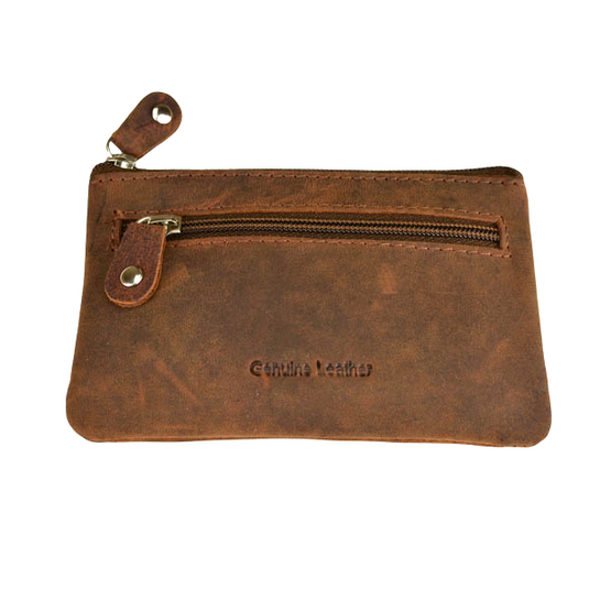 Quality Full Grain Cow Leather Coin Purse. Style: 11018 Hide & Chic
