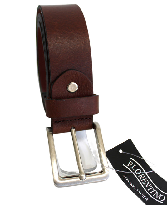 Budget New Genuine Leather Belt. Colour: Black or Brown. Style: 41016. Florentino